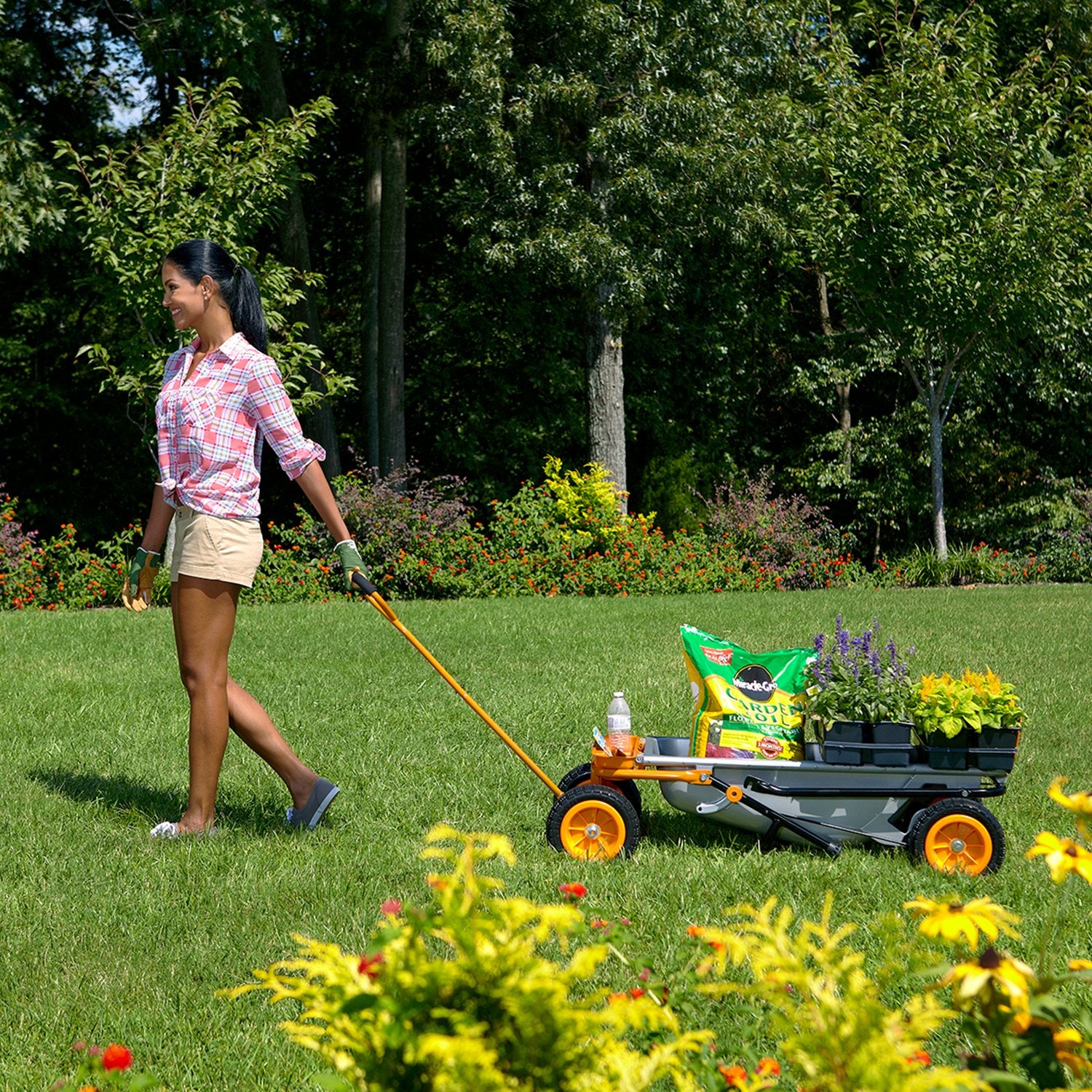 8-in-1 All-Purpose Wheel Barrow