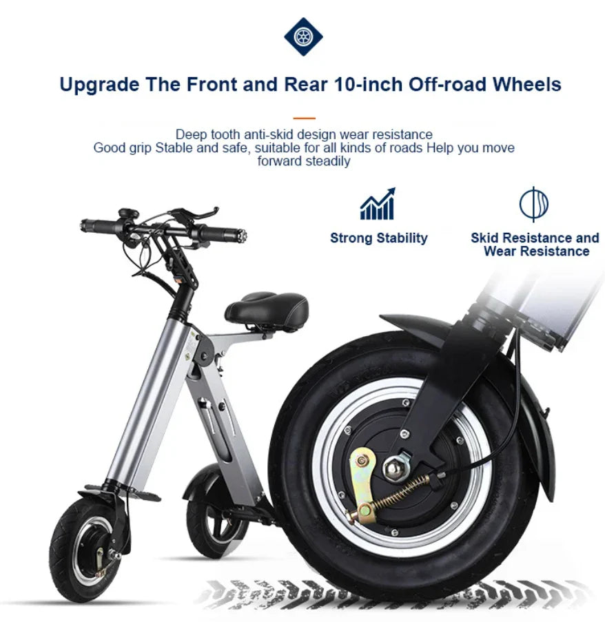 BMSLY FOLDING 3 WHEEL E-SCOOTER