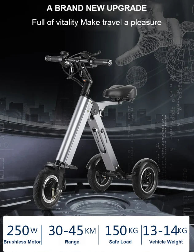 BMSLY FOLDING 3 WHEEL E-SCOOTER